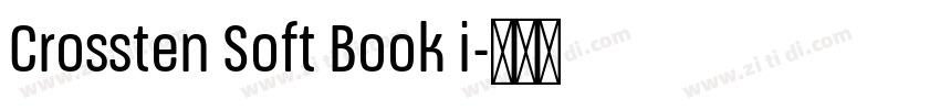 Crossten Soft Book i字体转换